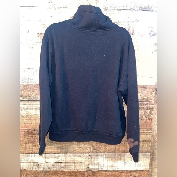 PINK Cropped Cowl Neck Oversize Sweatshirt - Picture 8 of 9